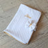 Protège carnet de santé personnalisé en tissu matelassé avec Prénom et/ou Date de naissance